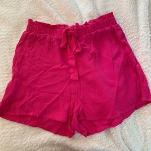 pink flowy shorts never worn